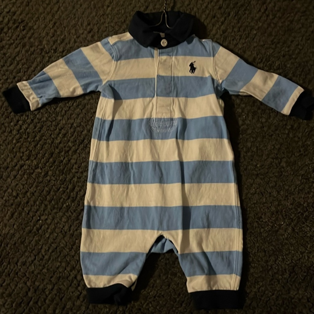 Polo collared onesie 3m